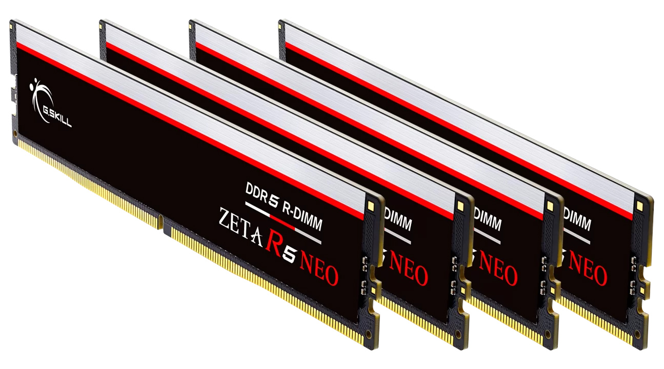 Hız aşırtılabilir sunucu sınıfı ECC RAM seçenekleri, AMD Threadripper çipleri geldikçe genişliyor — G.Skill, Zeta R5 Neo DDR5-6400 RDIMM'leri tanıtıyor - Dünyadan Güncel Teknoloji Haberleri