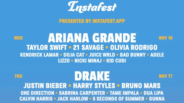 Instafest artık bir çalma listesi bağlantısı aracılığıyla bir müzik festivali posteri oluşturmanıza olanak tanıyor - Dünyadan Güncel Teknoloji Haberleri